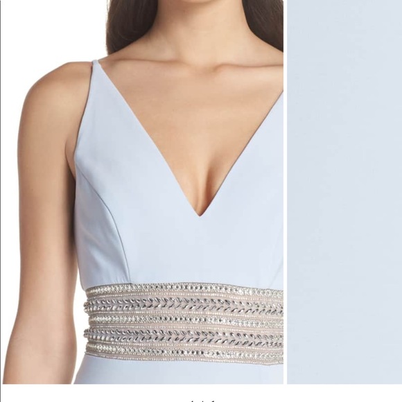 XSCAPE BEADED WAIST GOWN - Picture 3 of 3